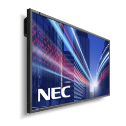 NEC MultiSync® E705 Manuel utilisateur | Fixfr