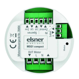 Elsner MSG1 compact Manuel utilisateur | Fixfr