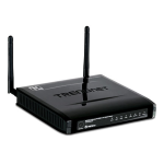 Trendnet TEW-635BRM 300Mbps Wireless N ADSL 2/2+ Modem Router Fiche technique