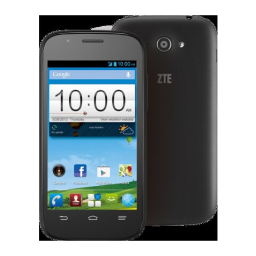 ZTE BLADE Q MIni Manuel utilisateur | Fixfr