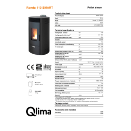 QLIMA Ronda 110 S-line Pellet heater Manuel utilisateur | Fixfr