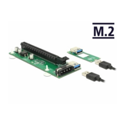 DeLOCK 41428 Riser Card M.2 Key B+M > PCI Express x16 Fiche technique | Fixfr