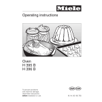 Miele H396B Manuel utilisateur