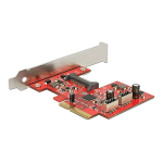 DeLOCK 89906 PCI Express Card &gt; 2 x internal USB 3.1 Gen 2 key A 20 pin female Fiche technique