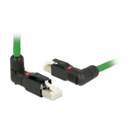 DeLOCK 86495 RJ45 Plug field assembly Cat.5e PROFINET angled Fiche technique | Fixfr