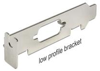 DeLOCK 82713 Low Profile Slot Bracket Fiche technique | Fixfr