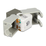 DeLOCK 86342 Keystone Module RJ45 jack &gt; LSA Cat.6 UTP grey Fiche technique