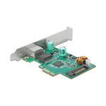 DeLOCK 89139 PCI Express x1 Karte 1 x RJ45 2,5 Gigabit LAN PoE+ RTL8125 Fiche technique