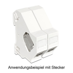 DeLOCK 86212 Keystone Mounting for DIN rail Fiche technique