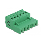 DeLOCK 66502 Terminal block set for PCB 6 pin 5.08 mm pitch vertical Fiche technique