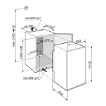 Liebherr IKS261-21 R&eacute;frig&eacute;rateur 1 porte encastrable Product fiche