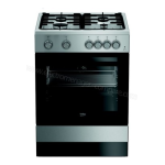 Beko FSG62110DSCS Cuisini&egrave;re gaz Manuel utilisateur