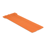 DeLOCK 18697 Hook-and-loop fasteners L 300 mm x W 12 mm 10 pieces orange Fiche technique