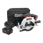 King Canada 8050LK-BC 20V MAX LI-ION CORDLESS 6-1/2&quot; CIRCULAR SAW KIT Manuel utilisateur