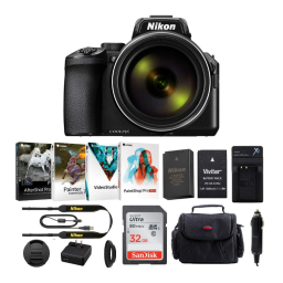 Nikon P950 noir PACK + batterie + étui + SD Appareil photo Bridge Manuel utilisateur | Fixfr