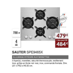 Sauter MA1MSB / MA1LSB Tables de cuisson: AI Chat &amp; PDF