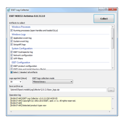 ESET Log Collector: Guide Utilisateur + IA Chat | Fixfr