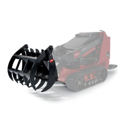 Toro Grapple Rake, Compact Tool Carriers Compact Utility Loaders, Attachment Manuel utilisateur | Fixfr