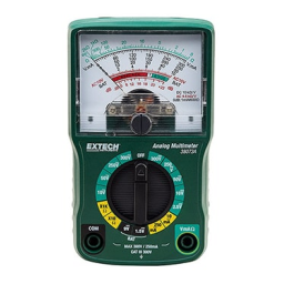Extech Instruments 38073A Mini Analog MultiMeter Manuel utilisateur | Fixfr