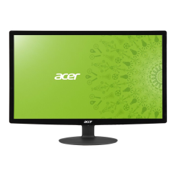 Acer S241HL Manuel d'utilisation | Chat IA + PDF | Fixfr