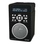 Denver DAB-43PLUSBLACK DAB  Digital radio and also built-in FM radio Manuel utilisateur