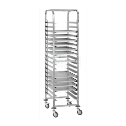 Bartscher 300182 Euronorm trolley 18EN60400 Mode d'emploi | Fixfr