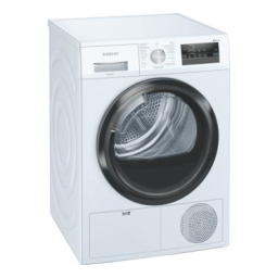 Siemens IQ300 WT45HVP0FG Séchoir Manuel du propriétaire | Fixfr