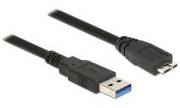 DeLOCK 87800 Cable USB 3.0 Type-A male to Type Micro-B male Fiche technique | Fixfr