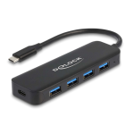 DeLOCK 64171 3 Port USB Hub and 4K HDMI output Fiche technique