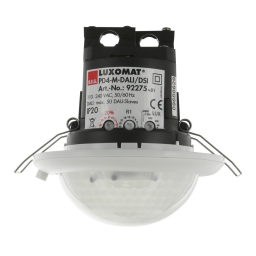 Gewiss GWS9023 PRESENCE/LIGHT SENSOR DALI MASTER IP20 RECESSED - OPTIC B FOR BIG AREAS - MAXIMUM INSTALLATION HEIGHT 10M. Mode d'emploi | Fixfr