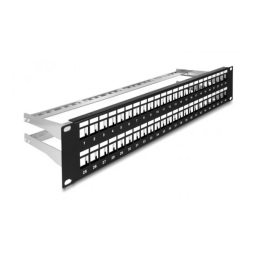 DeLOCK 66878 19″ Keystone Patch Panel 48 port Fiche technique | Fixfr