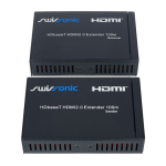 swissonic HDbaseT HDMI2.0 Extender 100m Guide de d&eacute;marrage rapide