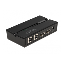 DeLOCK 11492 USB 2.0 Switch 2 PC to 2 devices Fiche technique | Fixfr