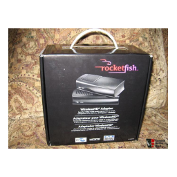 RocketFish RF-WHD100 WirelessHD Adapter Guide d'installation rapide | Fixfr
