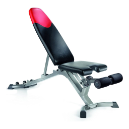 Bowflex SelectTech 3.1 Series Bench Manuel du propriétaire | Fixfr