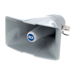 RCF HD 3216 PLASTIC HORN SPEAKER spécification | Fixfr
