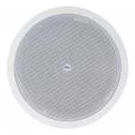 RCF PL 8X COAXIAL CEILING SPEAKER sp&eacute;cification