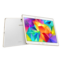 Samsung Galaxy Tab S 10.5 Wi-Fi Manuel utilisateur | Fixfr