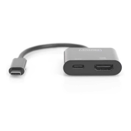 Digitus DA-70856 USB Type-C™ 4K HDMI Graphics Adapter + USB-C™ (PD) Manuel du propriétaire | Fixfr