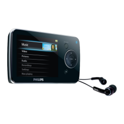 Philips SA3ARA16K/02 GoGEAR Baladeur MP4 Manuel utilisateur | Fixfr