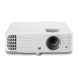 ViewSonic PG706WU PROJECTOR Mode d'emploi | Fixfr