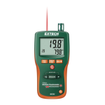 Extech Instruments MO295 Pinless Moisture Psychrometer   IR Thermometer Manuel utilisateur