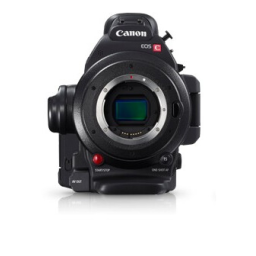 Canon EOS C100 Mode d'emploi | Fixfr