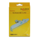 DeLOCK 61589 Rear bracket USB &gt; 2 x PS/2 Fiche technique