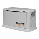 Generac 20 kVA G0071890 Standby Generator Manuel utilisateur