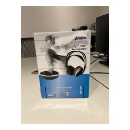 Alecto WHP-875 Draadloze Koptelefoon Manuel utilisateur | Fixfr
