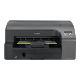 Ricoh AFICIO GX 7000 Manuel utilisateur | Fixfr