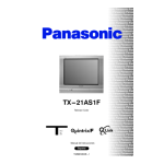 Panasonic TX21AS1F Operating instrustions
