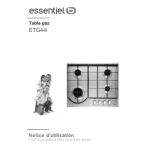 Essentiel b ETG44I Manuel utilisateur