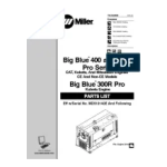 Miller BIG BLUE 500 X (PERKINS) Manuel utilisateur